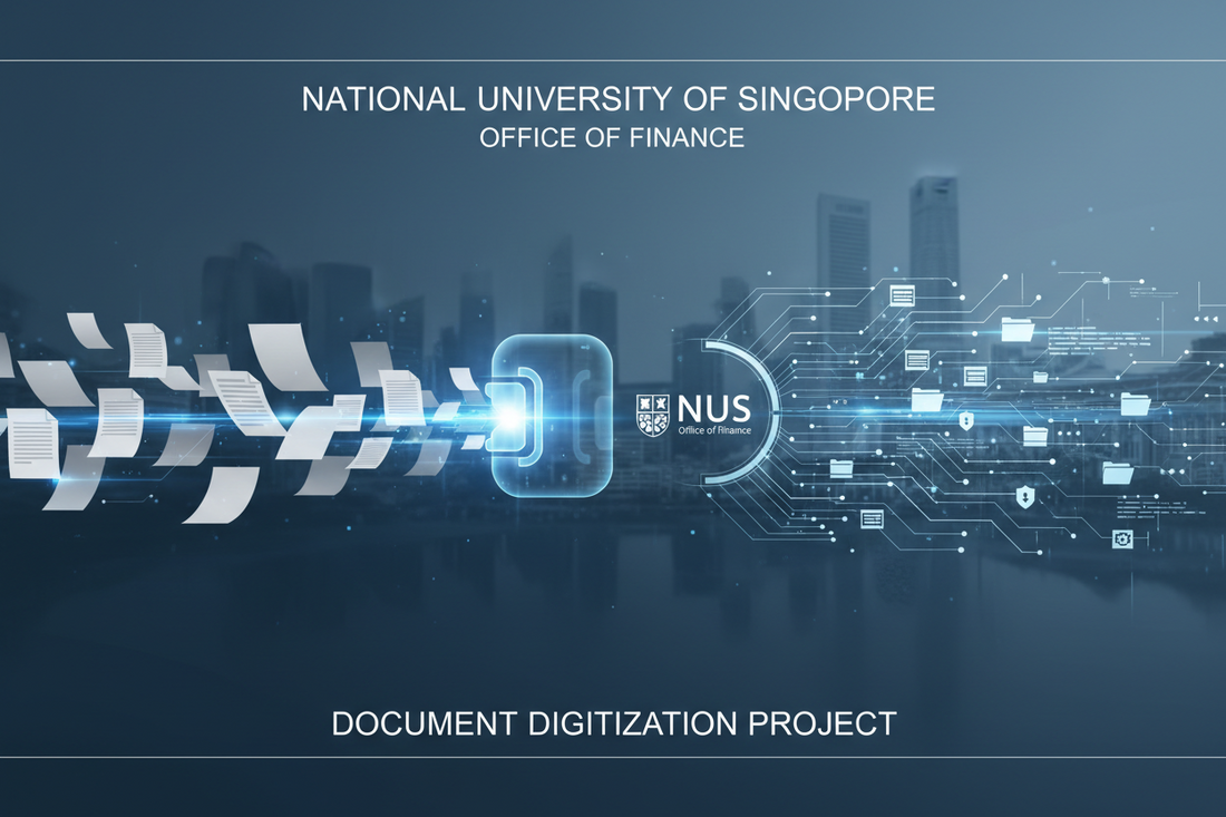 Case Study: Digital Transformation & Secure Digitization of Staff Payroll Records for the National University of Singapore (NUS)