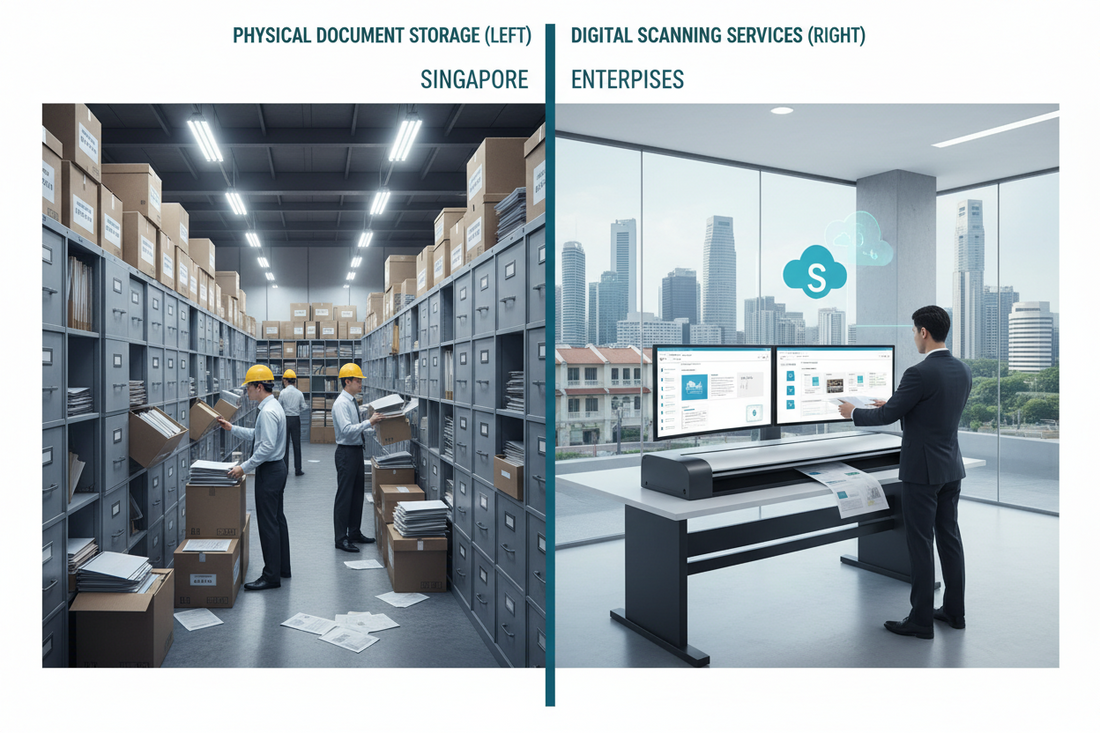 Physical Document Storage vs Professional Scanning Services: A True Cost Comparison for Singapore Enterprises