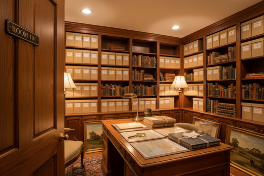 Private Archive Room 101: How to Store Paper, Books, Photos and Paintings at Home