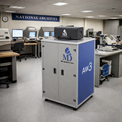 MD AW3 Digital Archive Writer: Preserve Your Data with the Industry's Best Microfilm Resolution & Speed